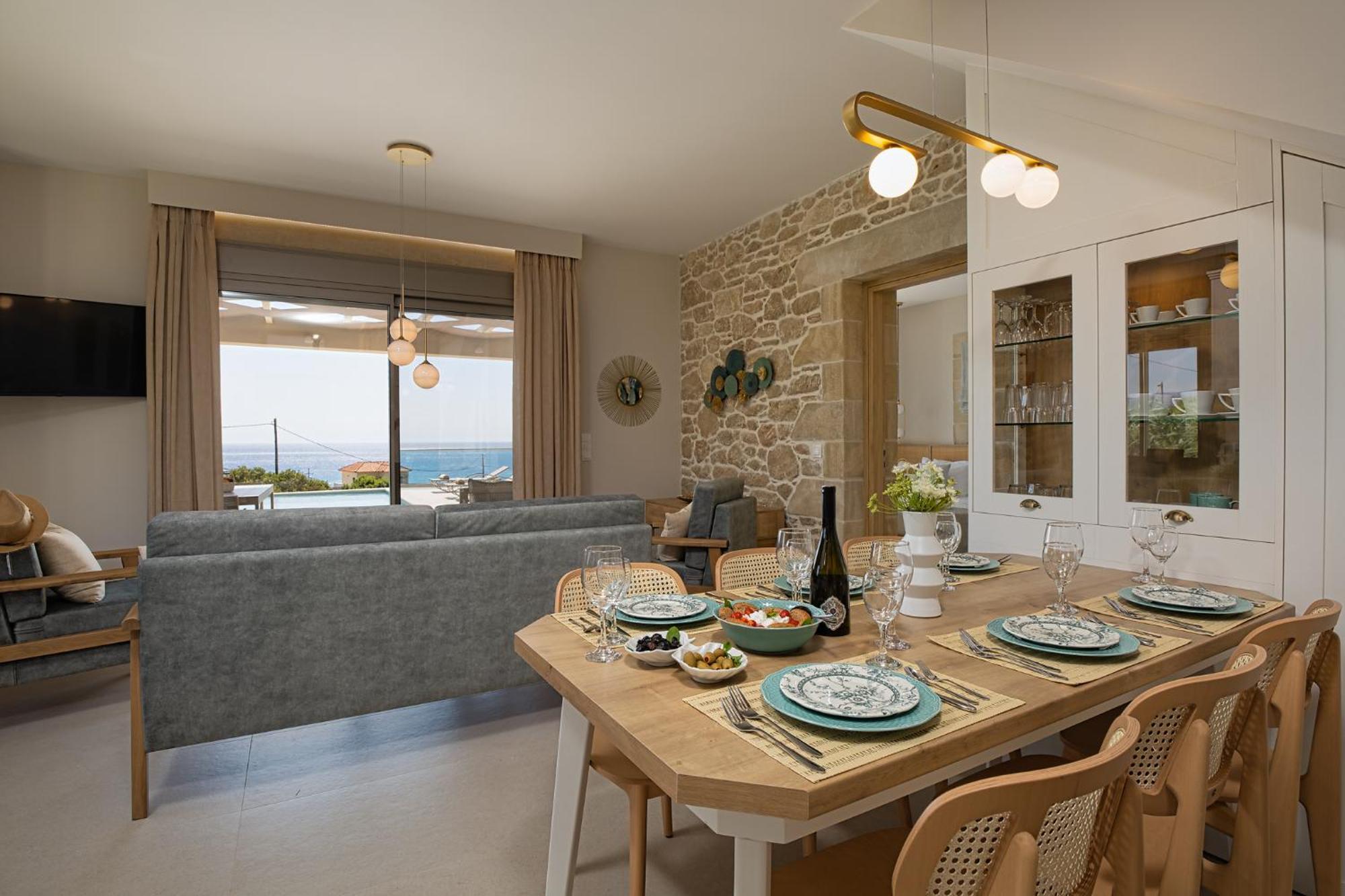 Alki Collection -luxury Sea View -breakfast Included-falasarna Villa