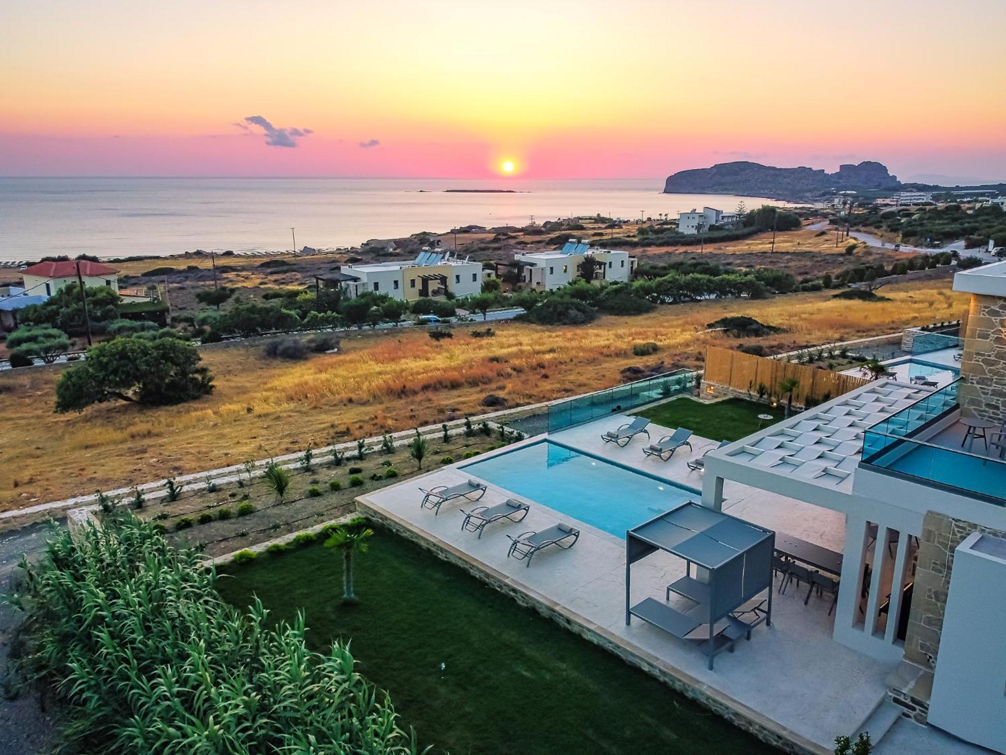 Villa Alki Collection -luxury Sea View -breakfast Included-falasarna Falasarna
