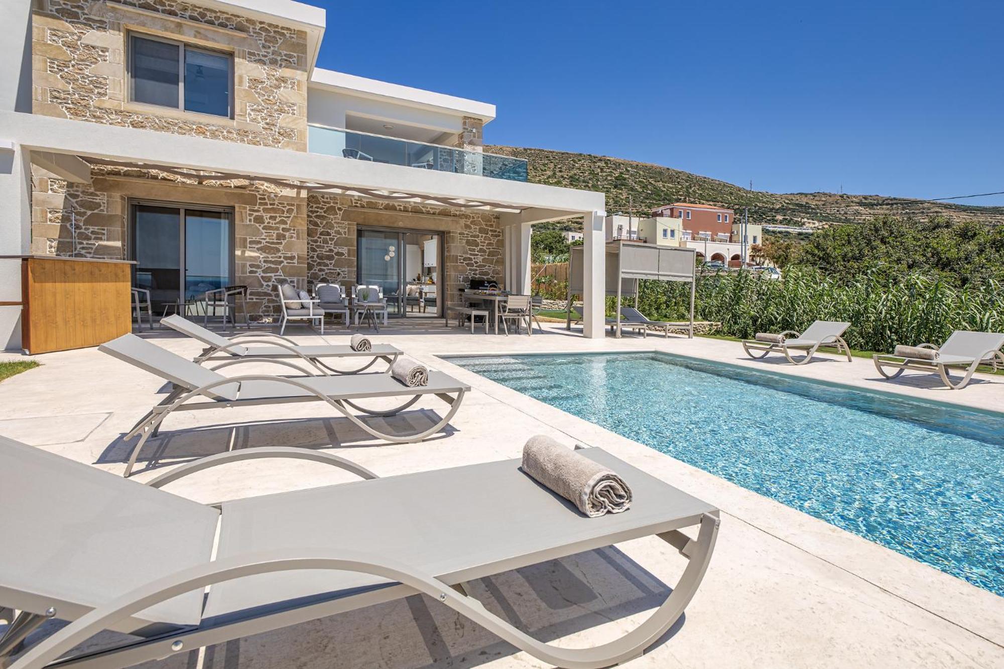 Alki Collection -luxury Sea View -breakfast Included-falasarna Villa