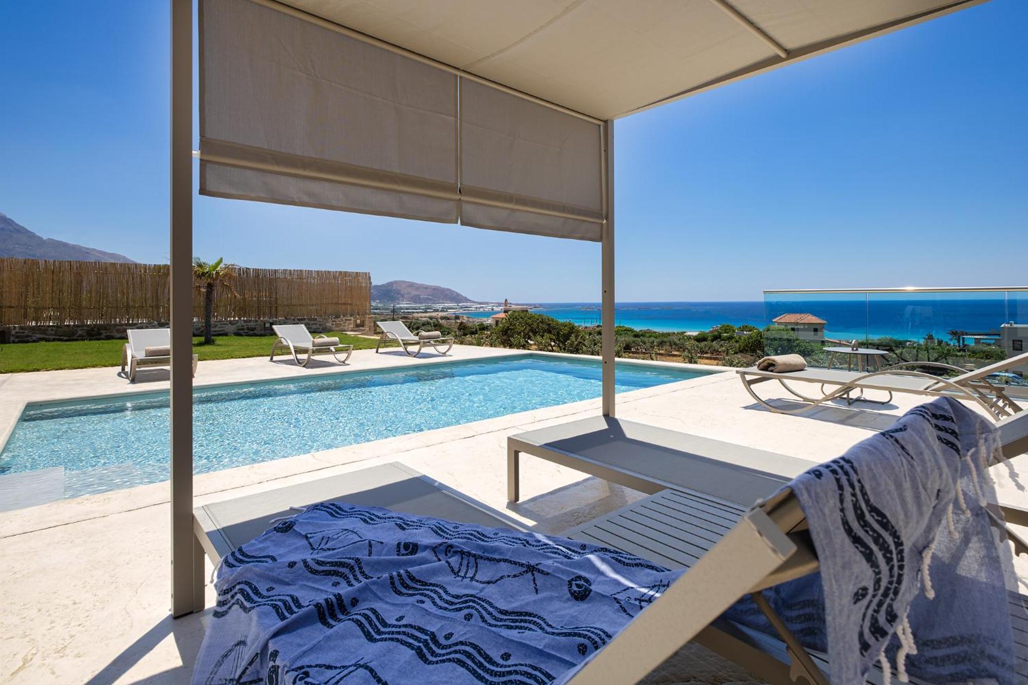 Alki Collection -luxury Sea View -breakfast Included-falasarna Villa