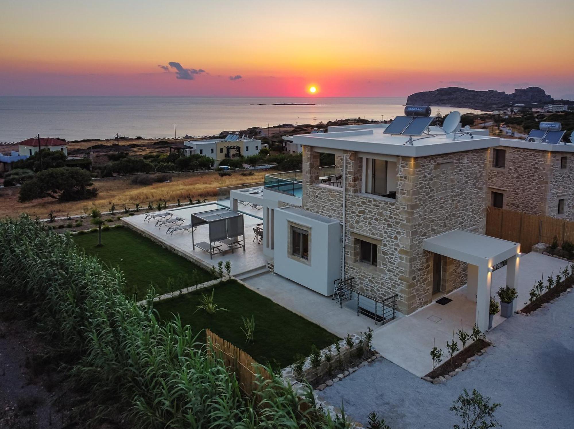 Alki Collection -luxury Sea View -breakfast Included-falasarna Villa *