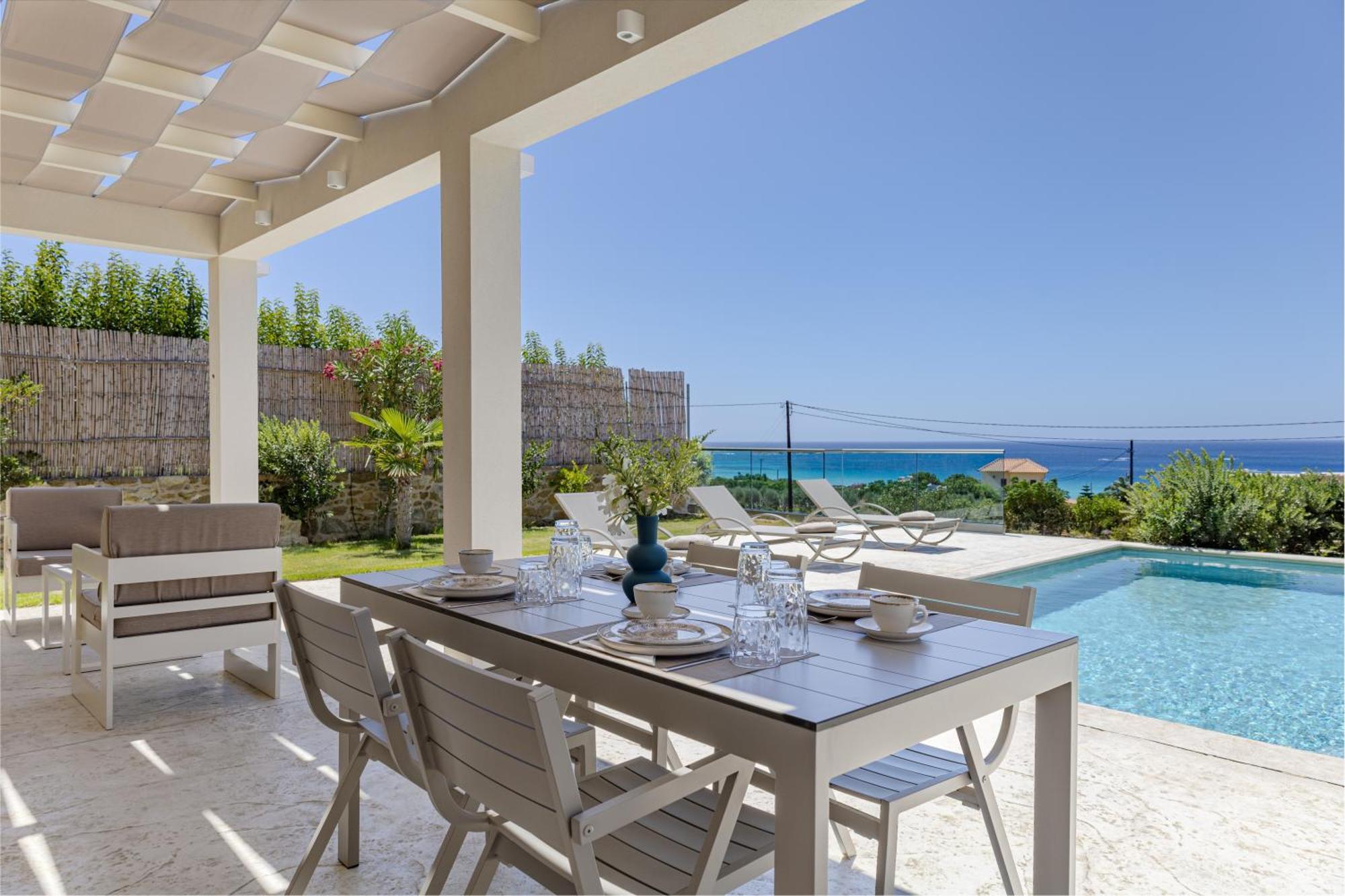 Alki Collection -luxury Sea View -breakfast Included-falasarna Villa *